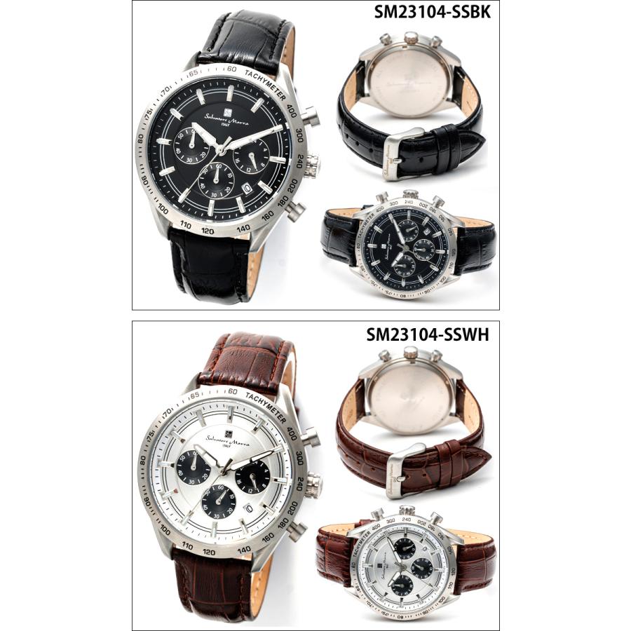 サルバトーレマーラ 腕時計 SM23104 メンズ クロノグラフ レザー ブランド Salvatore Marra 大人 ビジネス カジュアル｜ryus-select｜02