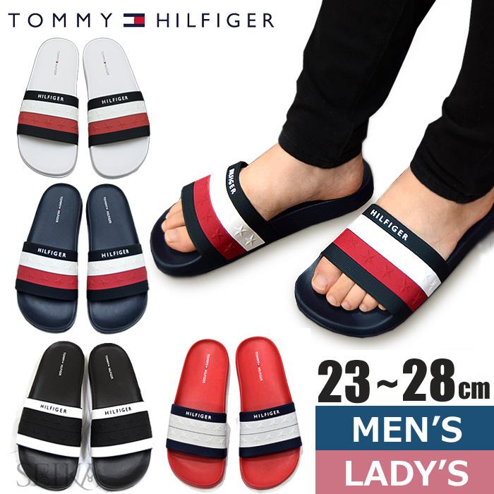 トミーヒルフィガー Tommy Hilfiger サンダル メンズ レディース 23cm 28cm 父の日 テレワーク ルームシューズ 受賞店 シャワー サンダル