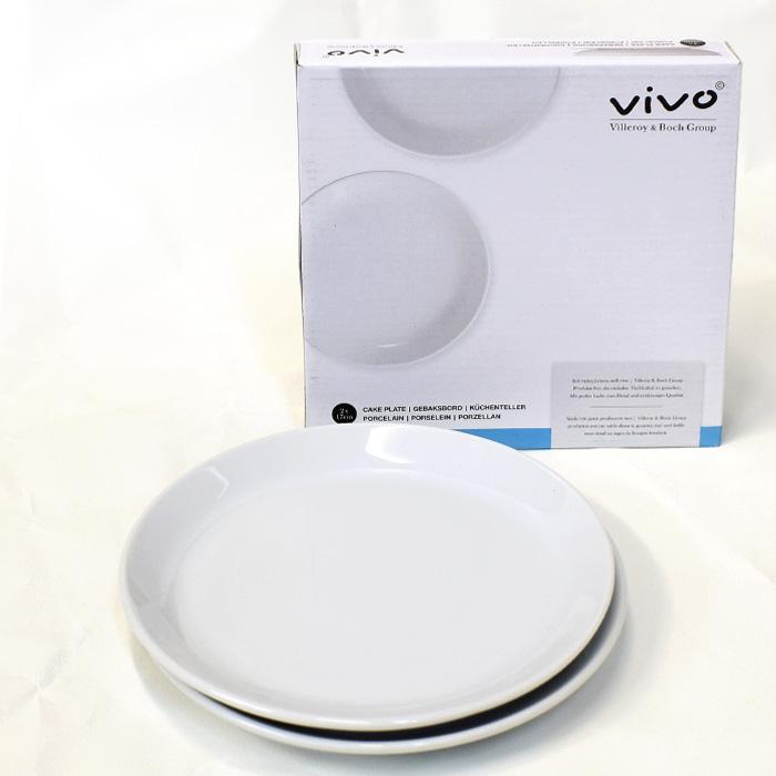 (ヤフオク特価！) 皿 プレート 食器 2枚セット ビレロイアンドボッホ Villeroy&Boch Vivo ビボ ケーキ 17cm DW0557 お皿 食器セット (YA)｜ryus-select｜06