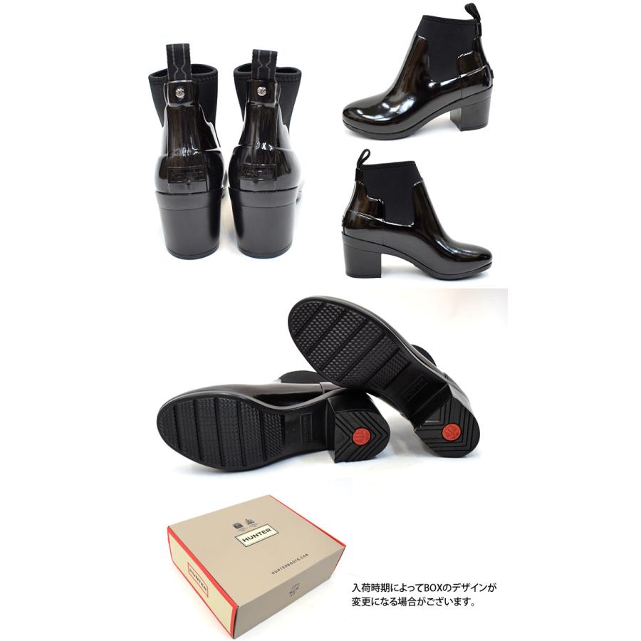 HUNTER ハンター レインブーツ (8) WFP1012NRG ブーツ REFINED MID HEEL GLOSS レディース｜ryus-select｜03