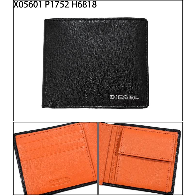 DIESEL (37) ディーゼル 二つ折り財布 小銭入れ付きX05601 H6818 DIESEL (37) ディーゼル 二つ折り財布 小銭入れ付きX05601 H6818