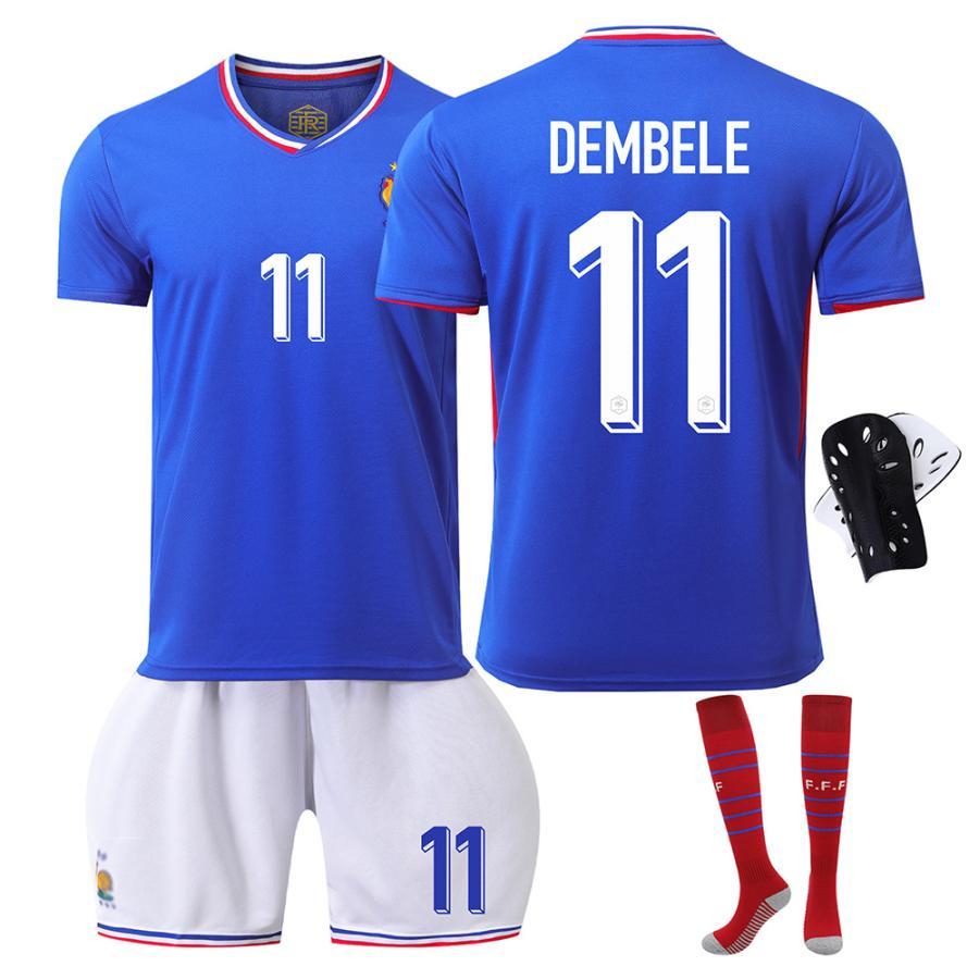 サッカーウェア 2024欧州カップフランス代表ユニホーム10番ム