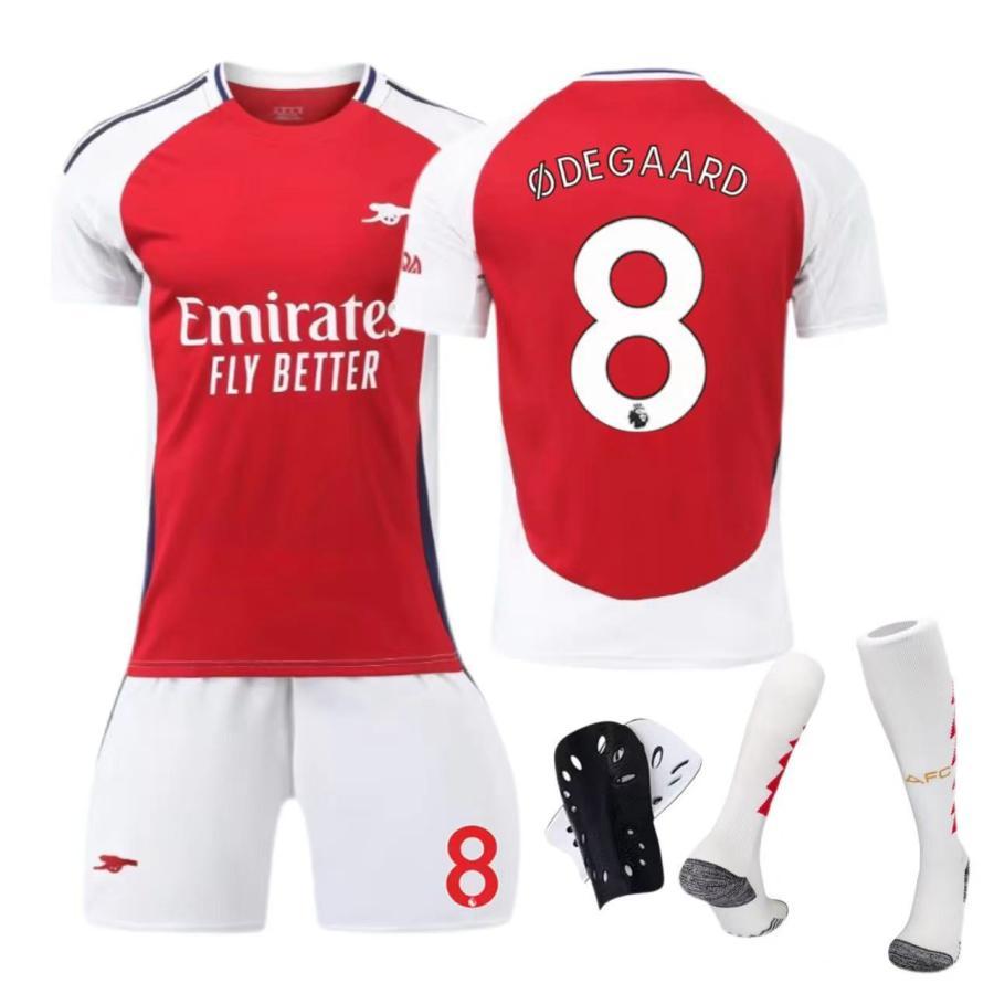 サッカーウェア 24-25新型アーセナルホームユニフォーム 7番サカ 8番アードゴー子供用大人スーツサッカーウェアセット 大人 子供 半袖 40代 サッカーウェア 24-25新型アーセナルホームユニフォーム 7番サカ 8番アードゴー子供用大人スーツサッカーウェアセット 大人 子供 半袖 40代
