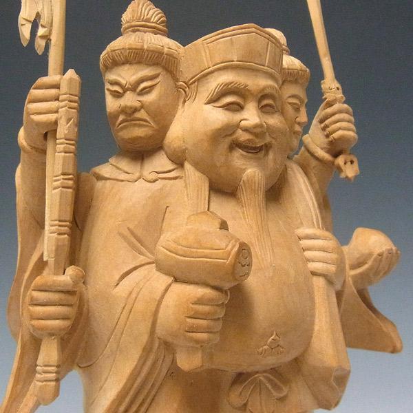 【大黒天　彫立像】 比叡山延暦寺の大黒堂のお前立ちの大黒天です☺️ 御本尊は三面六臂