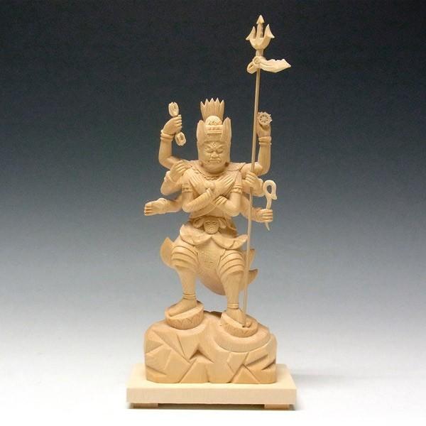 五大明王 高さ20cm 桧製 木彫り 仏像 : 仏像と縁起物の専門店 龍祥本舗