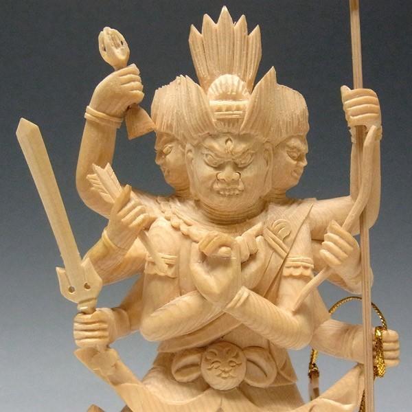 五大明王 高さ20cm 桧製 木彫り 仏像 : 仏像と縁起物の専門店 龍祥本舗
