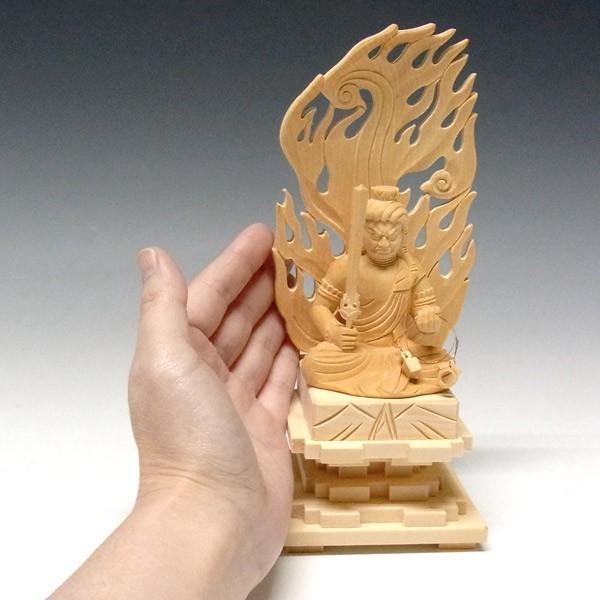 木彫りの仏像その5 五大明王 高さ20cm 桧製 木彫り 仏像 : 仏像と縁起物の専門店 龍祥本舗