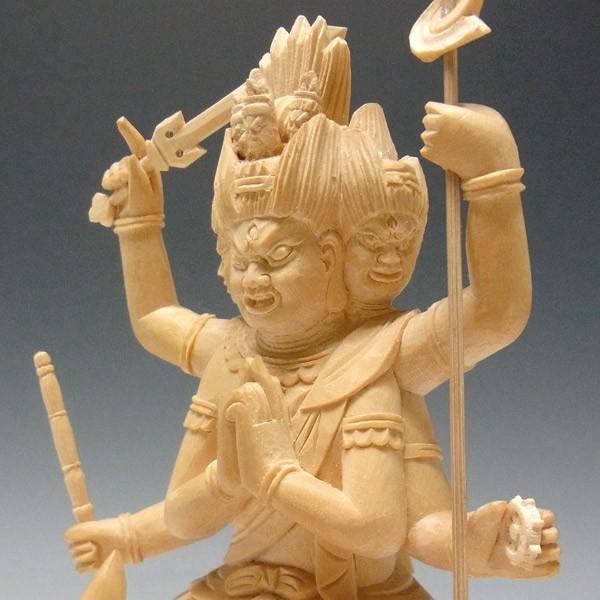 五大明王 高さ20cm 桧製 木彫り 仏像 : 仏像と縁起物の専門店 龍祥本舗