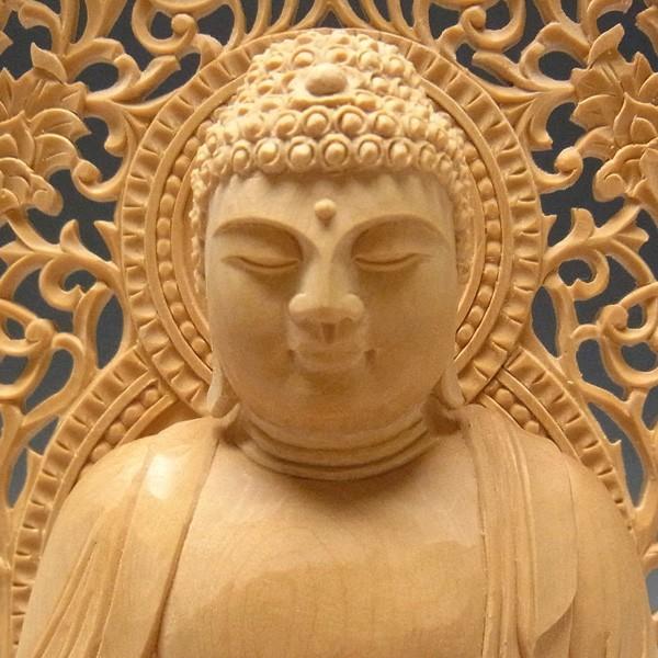 『阿弥陀如来坐像』木彫り　仏像　時代物　高さ38cm 楽天市場】木彫り 仏像 阿弥陀如来 坐像 高さ27cm 柘植製