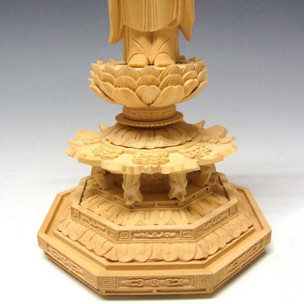 阿弥陀如来 立像 高さ27cm 柘植製 木彫り 仏像 : 仏像と縁起物の