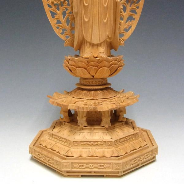 阿弥陀如来 立像 高さ28cm 柘植製 木彫り 仏像 : 仏像と縁起物の専門店