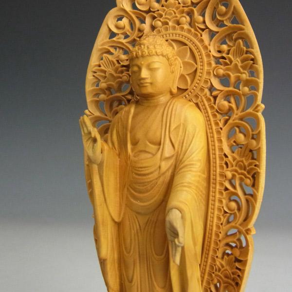 阿弥陀如来像 木像 高さ22.5cm 重さ78g 時代物　＃739 阿弥陀如来像 木像 高さ22.5cm 重さ78g 時代物 ＃739