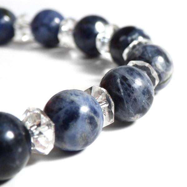 ★厳選一連★意志の石♢8mm【40cmソーダライト『方曹達石』ラウンド連】❤️ ☆厳選一連☆意志の石♢8mm【40cmソーダライト『方曹達石』ラウンド連