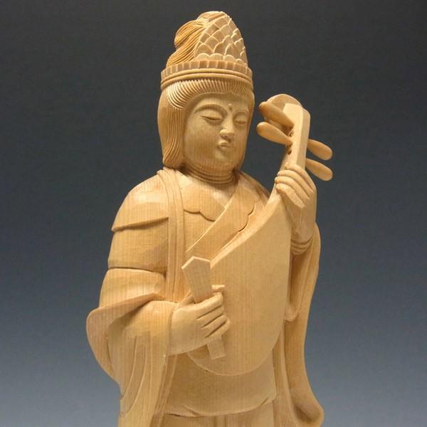 立像 高さ31cm 桧製 木彫り 仏像 【道元】