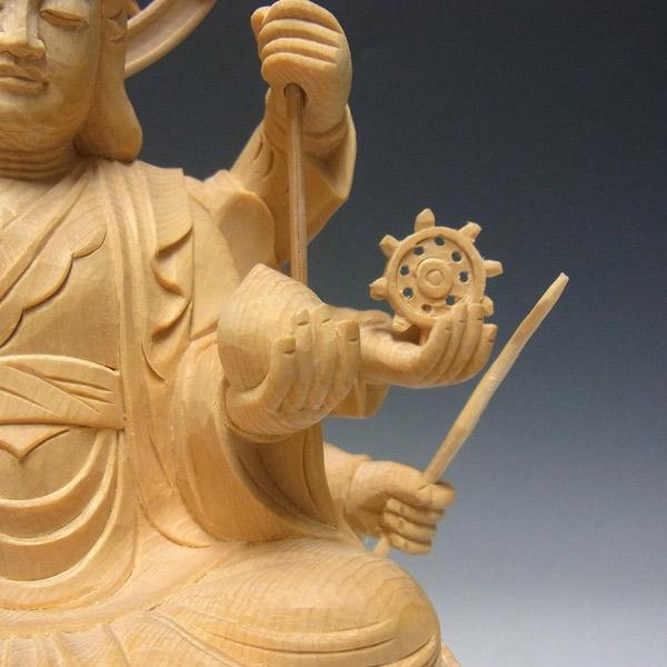八臂弁財天 八臂弁才天 高さ27cm 桧製 木彫り 仏像 : 仏像と 八臂弁財天 八臂弁才天 高さ27cm 桧製 木彫り 仏像 : 仏像と