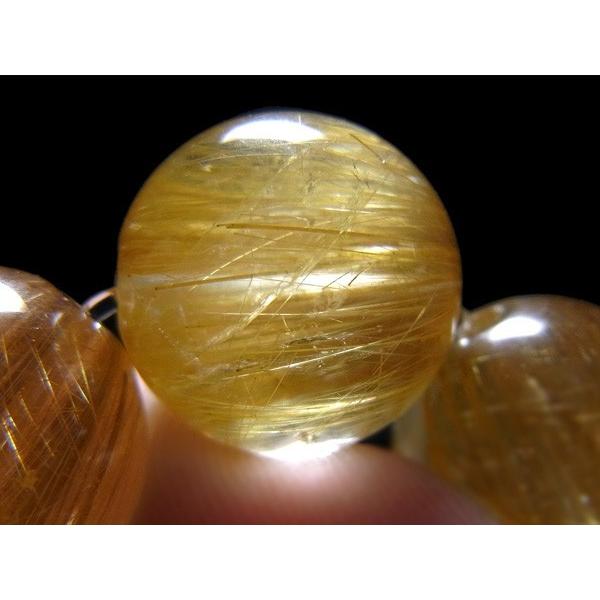 ルチルクォーツ 13.5mm ブレスレット 天然石 パワーストーン