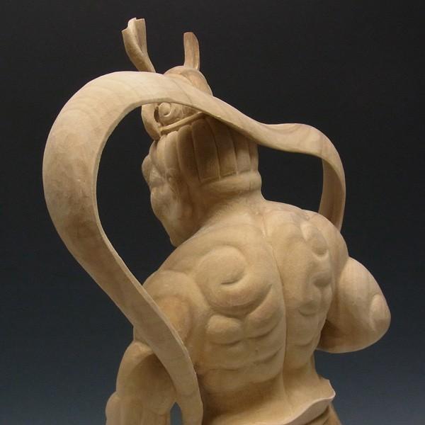 仁王像 金剛力士像 高さ66cm 楠製 木彫り 仏像の画像