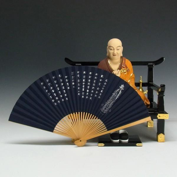 彩色弘法大師 高さ31cm 楠製 木彫り 仏像 : 仏像と縁起物の専門店 龍祥
