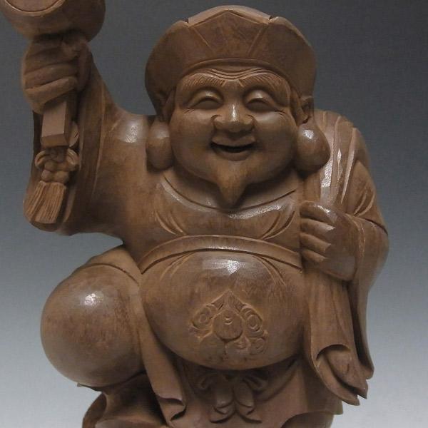 大黒天　 木彫　 置物　大型　立像　 彫刻　木彫り　アンティーク　 インテリア 001-005.jpg