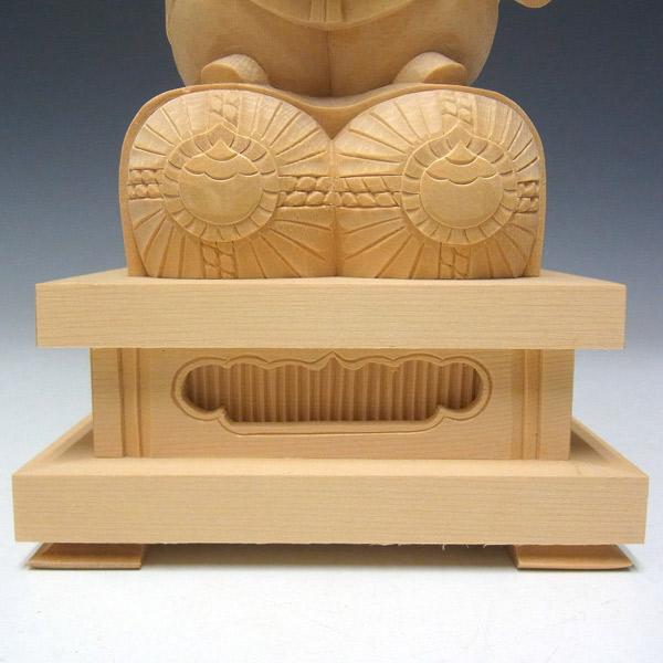 大黒天 立像 高さ21cm 桧製 木彫り 仏像 : 仏像と縁起物の専門店 龍祥