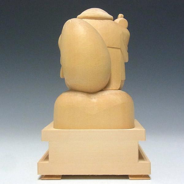 大黒天 立像 高さ21cm 桧製 木彫り 仏像 : 仏像と縁起物の専門店 龍祥