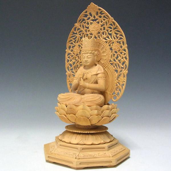 大日如来 坐像 高さ24cm 柘植製 木彫り 仏像 : 仏像と縁起物の専門店