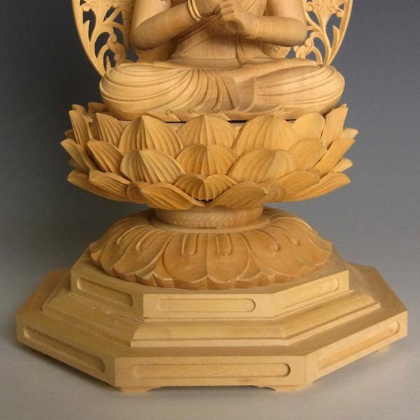 大日如来 坐像 高さ23cm 柘植製 木彫り 仏像 : 仏像と縁起物の専門店