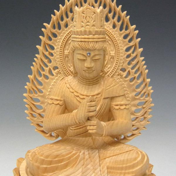 大日如来 坐像 高さ18cm 桧製 木彫り 仏像 : 仏像と縁起物の専門店 龍