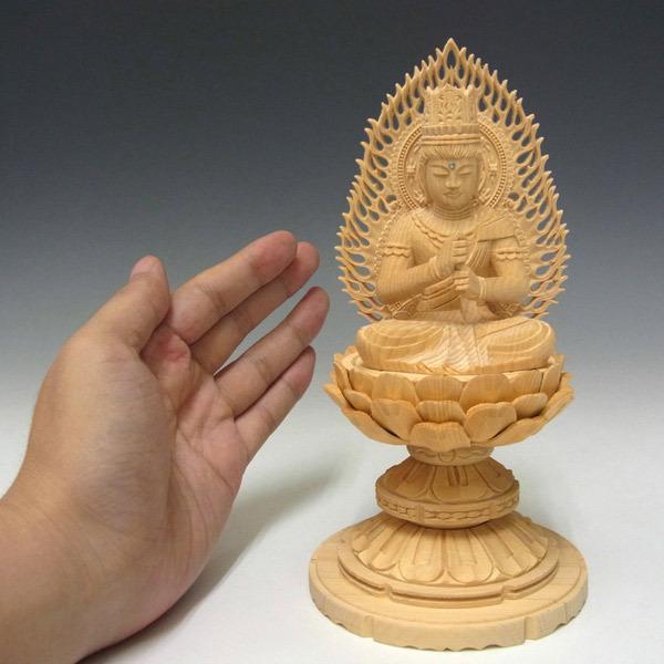 大日如来 坐像 高さ18cm 桧製 木彫り 仏像 : 仏像と縁起物の専門店 龍