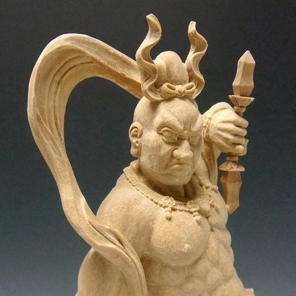 仁王像 金剛力士像 高さ31cm 楠製 木彫り 仏像 : 仏像と縁起物の専門店