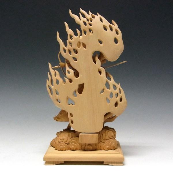 摩利支天 高さ26cm 榧製 木彫り 仏像 : 仏像と縁起物の専門店 龍祥本舗