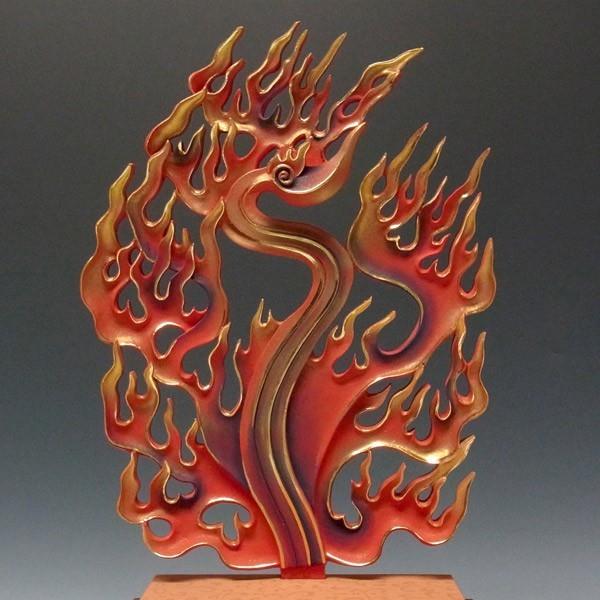 彩色不動明王 坐像 高さ53cm 楠製 木彫り 仏像 : 仏像と縁起物の専門店