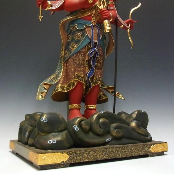 彩色三宝荒神 立像 高さ84cm 楠製 木彫り 仏像 : 仏像と縁起物の専門店