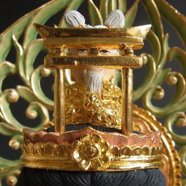 八臂弁財天 八臂弁才天 高さ60cm 楠製 木彫り 仏像 : 仏像と縁起物の