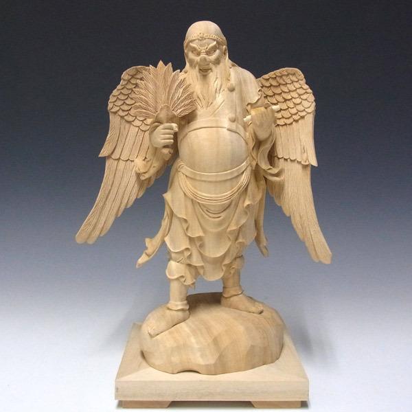大型　天狗 神楽面 木彫り 時代不明 高さ43cm 鼻長さ32cm 大型 天狗 神楽面 木彫り 時代不明 高さ43cm 鼻長さ32cm