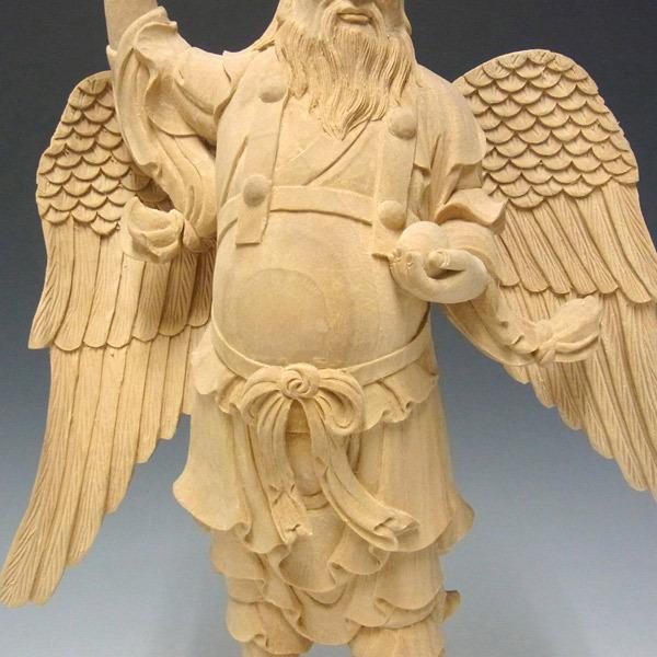小天狗 立像 高さ35cm 楠製 木彫り 仏像 : 仏像と縁起物の専門店 小天狗 立像 高さ35cm 楠製 木彫り 仏像 : 仏像と縁起物の専門店