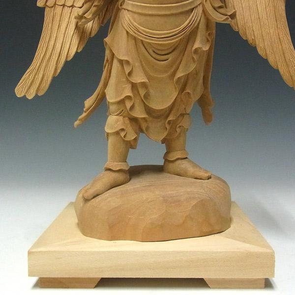 大天狗 立像 高さ34cm 楠製 木彫り 仏像 : 仏像と縁起物の専門店 龍祥