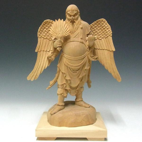 大天狗 立像 高さ34cm 楠製 木彫り 仏像 : 仏像と縁起物の専門店 龍祥