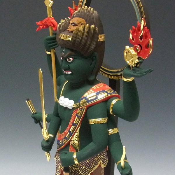 青面金剛 高さ53cm 楠製 木彫り 仏像 : 仏像と縁起物の専門店 龍 青面金剛 高さ53cm 楠製 木彫り 仏像 : 仏像と縁起物の専門店 龍