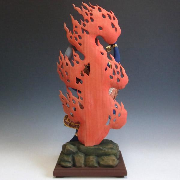 最上彫り 彩色蔵王権現 立像 高さ56cm 楠製 木彫り 仏像 : 仏像と