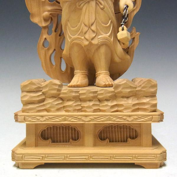 不動明王 立像 高さ29.5cm 柘植製 木彫り 仏像 : 仏像と縁起物の専門店