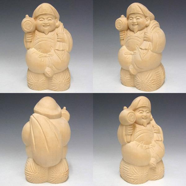 木彫り 七福神セット (小) 7柱セット 縁起物 置物 funt-1-3_2.jpg