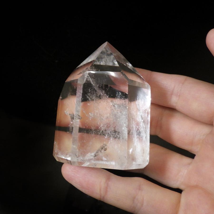 水晶 ポリッシュポイント ブラジル産 クォーツポイント 天然石