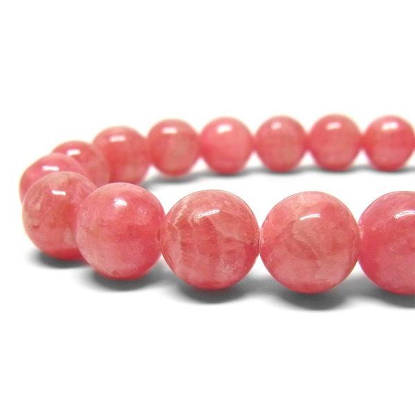 インカローズ 10mm ブレスレット 天然石 パワーストーン : 仏像と