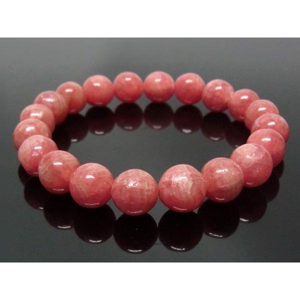 インカローズ 10mm ブレスレット 天然石 パワーストーン : 仏像と