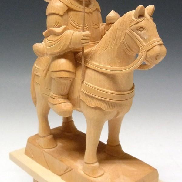 将軍地蔵菩薩像 高さ30cm 桧製 木彫り 仏像_13