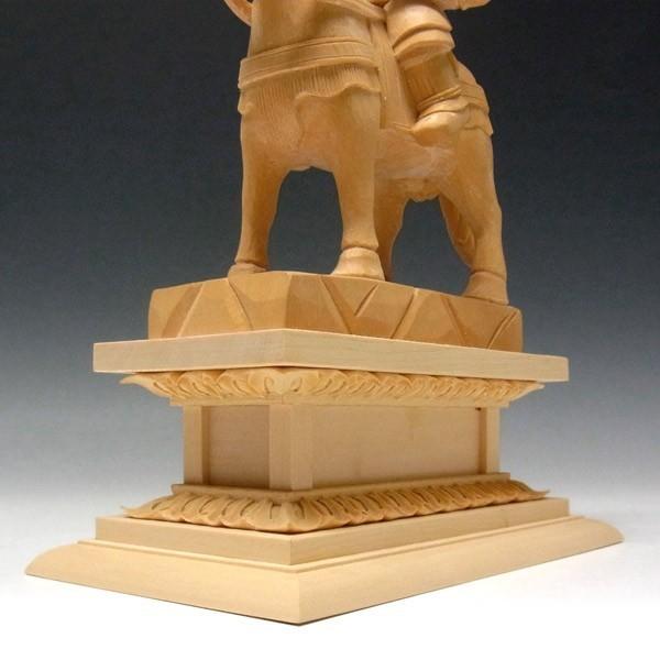 将軍地蔵菩薩像 高さ30cm 桧製 木彫り 仏像_14