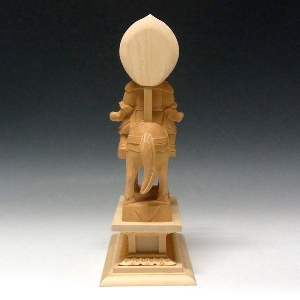 将軍地蔵菩薩像 高さ30cm 桧製 木彫り 仏像_4