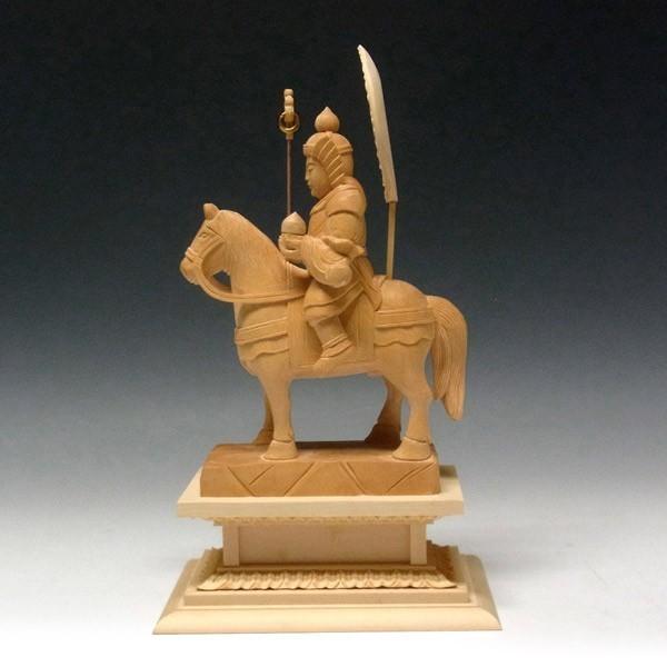 将軍地蔵菩薩像 高さ30cm 桧製 木彫り 仏像_5