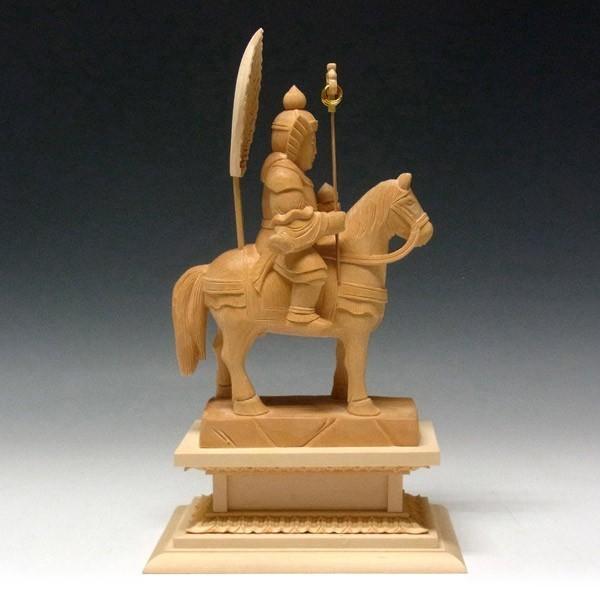 将軍地蔵菩薩像 高さ30cm 桧製 木彫り 仏像_6